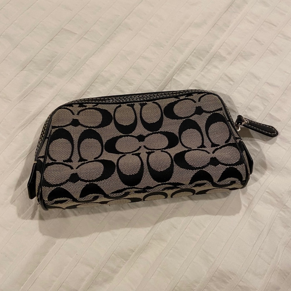 Authentic Coach cosmetics pouch